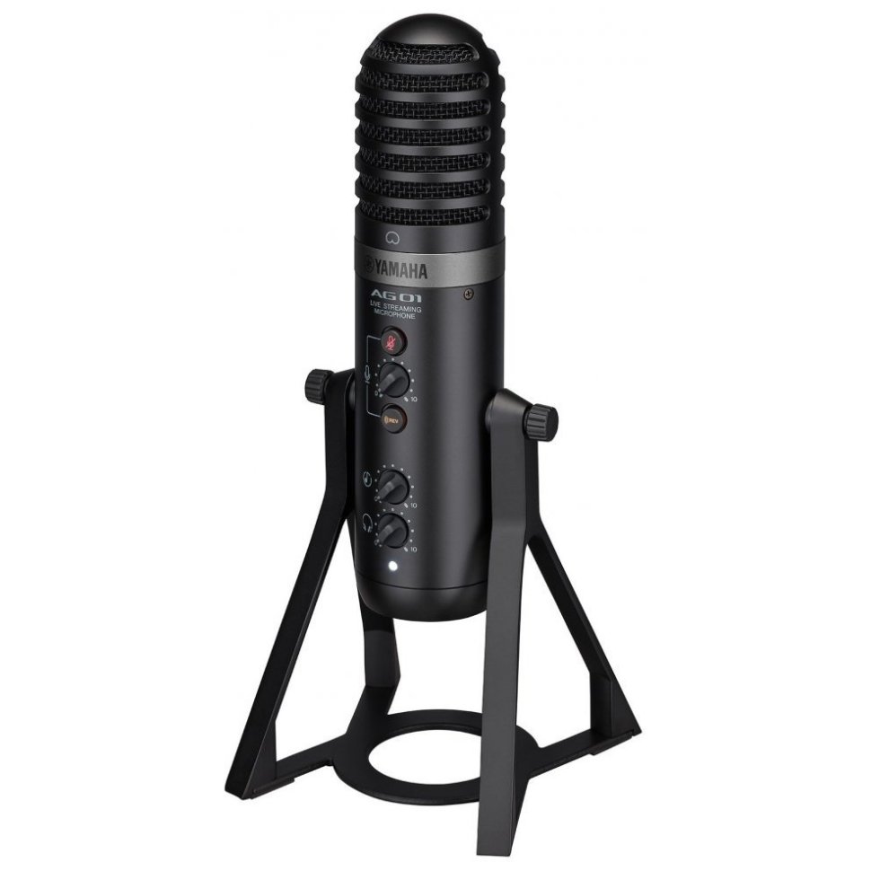 Yamaha AG01 Live Streaming USB Microphone (Black)