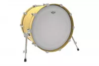 Remo Bass, POWERSTROKE 4, Coated, 22&quot; Diameter, With Impact Patch