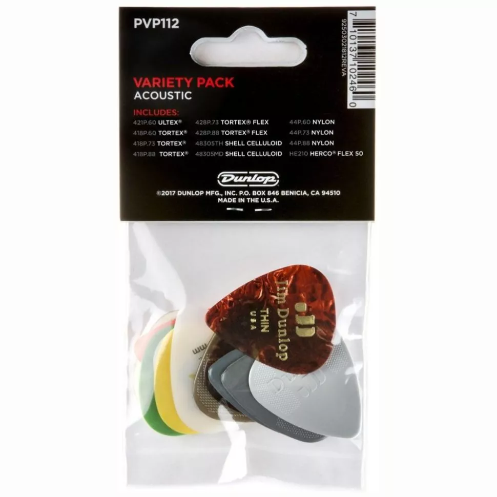 Dunlop ACOUSTIC PICK VARIETY PACK Dunlop ACOUSTIC PICK VARIETY PACK