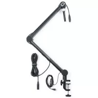 Gator Frameworks GFWMICBCBM4000 Professional Desktop Mic Boom Stand with Led Light