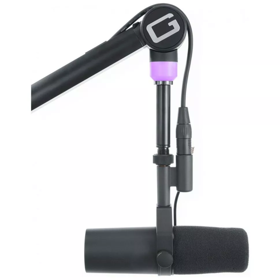 Gator Frameworks GFWMICBCBM4000 Professional Desktop Mic Boom Stand with Led Light