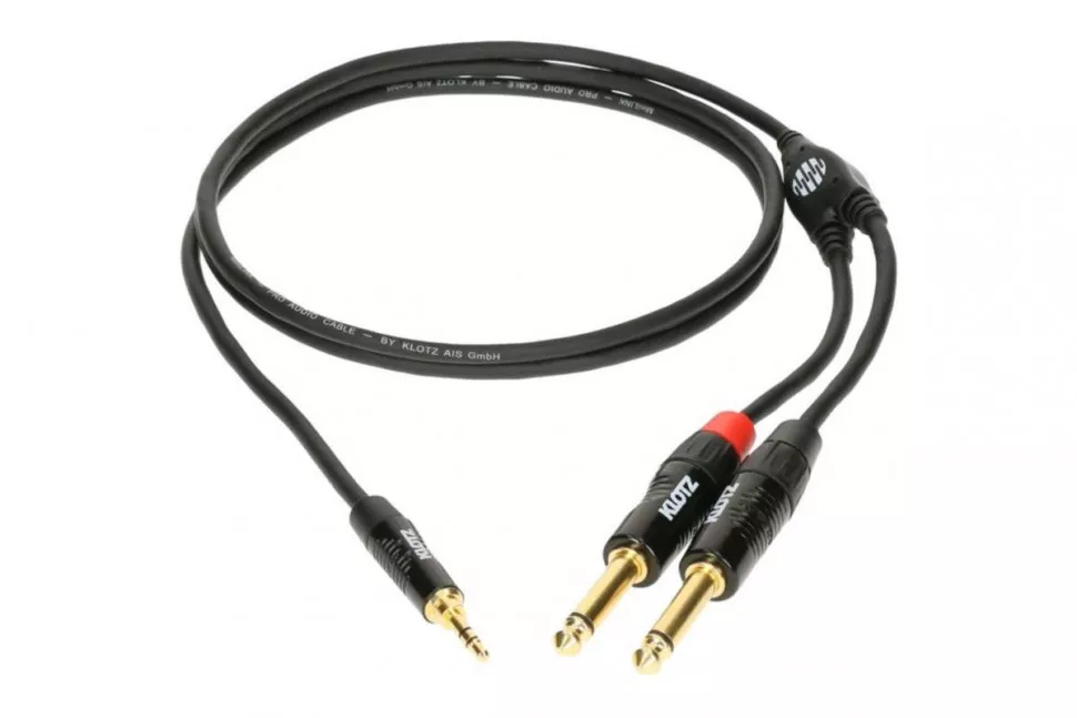 Klotz KY5-090 MINILINK PRO Y-CABLE BLACK 0.9 M