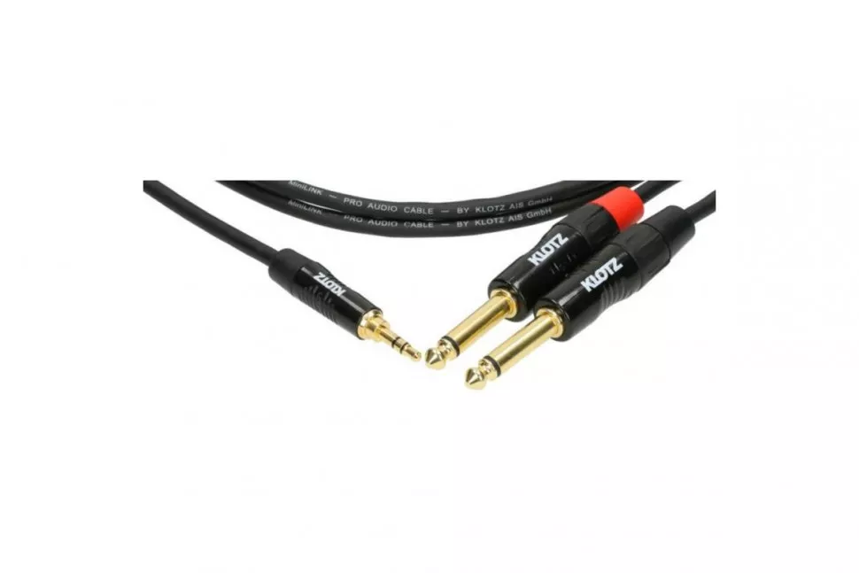 Klotz KY5-090 MINILINK PRO Y-CABLE BLACK 0.9 M