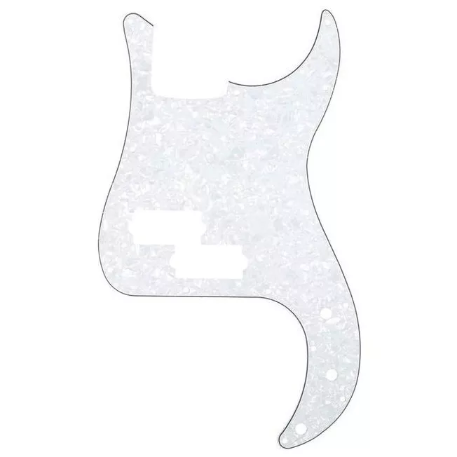 Fender Pickguard For Standard Precision Bass 13-hole Modern-Style White Pearl Fender Pickguard For Standard Precision Bass 13-hole Modern-Style White Pearl