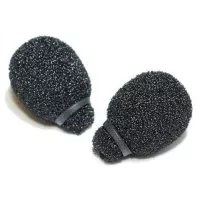 Rycote Miniature Lavalier Foams - Black (1 pack of 10)