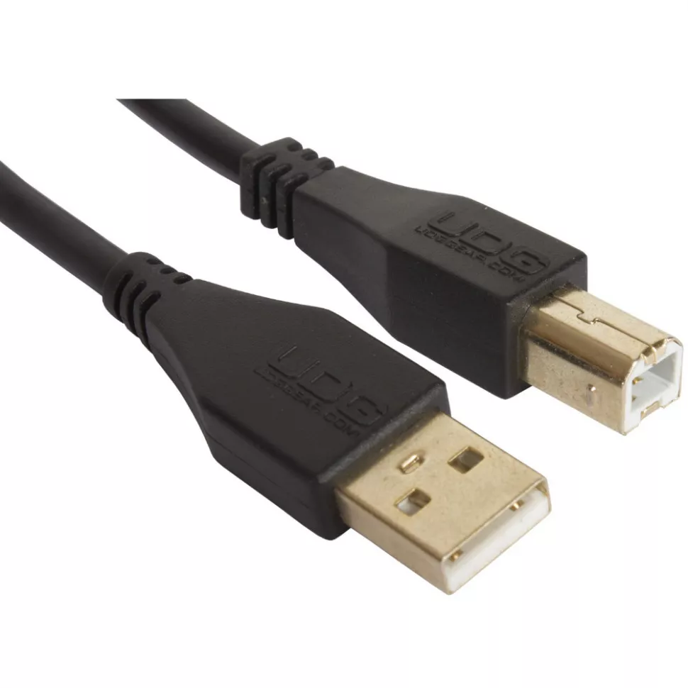 UDG Ultimate Audio Cable USB 2.0 A-B Black Straight 1m