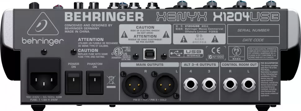 Behringer XENYXX1204USB