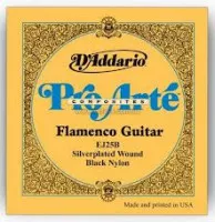 D'Addario EJ25B Pro-Arte Composite Flamenco Black Nylon (Custom Tension)