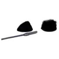 Rycote Overcovers - Black - 30 x Stickies &amp; 6 x Fur Discs