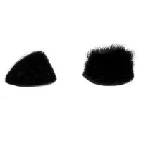 Rycote Overcovers - Black - 30 x Stickies &amp; 6 x Fur Discs