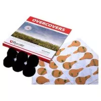 Rycote Overcovers - Black - 30 x Stickies &amp; 6 x Fur Discs