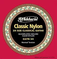D'Addario EJ27N 3/4 Nylon Student Classiсs (Normal Tension) D'Addario EJ27N 3/4 Nylon Student Classiсs (Normal Tension)