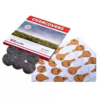 Rycote Overcovers - Grey - 30 x Stickies &amp; 6 x Fur Discs