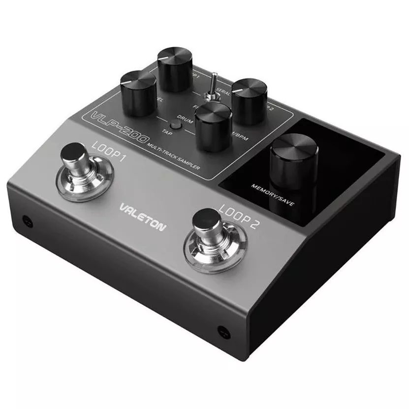 Hotone Audio Valeton VLP-200 Stereo Dual Looper Multi-Track Sampler