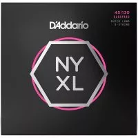 D'Addario NYXL45130SL Regular Light 5-String Super Long Scale (45-130)