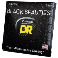 DR STRINGS BLACK BEAUTIES ELECTRIC - EXTRA HEAVY 7-STRING (11-60)