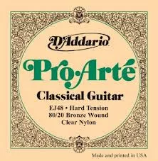 D'Addario EJ48 Pro-Arte 80/20 Bronze Wound (Hard Tension) D'Addario EJ48 Pro-Arte 80/20 Bronze Wound (Hard Tension)