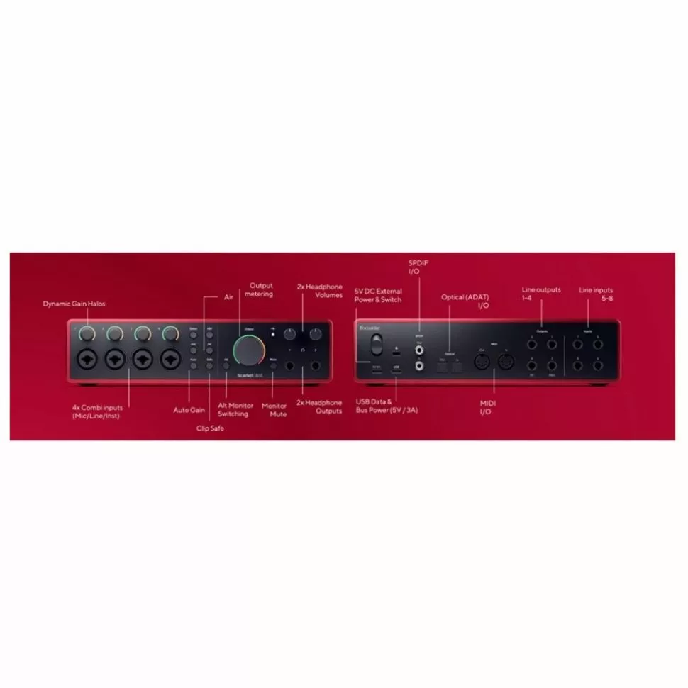 Focusrite Scarlett 18i16 4th Gen