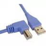 UDG Ultimate Audio Cable USB 2.0 A-B Blue Angled 1m