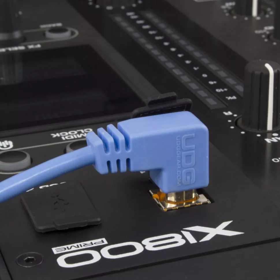 UDG Ultimate Audio Cable USB 2.0 A-B Blue Angled 1m