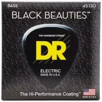 DR STRINGS BLACK BEAUTIES BASS 5-STRING - MEDIUM (45-130)