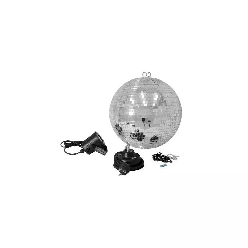 Eurolite Mirror Ball Set 30cm with LED Spot (50101861) Eurolite Mirror Ball Set 30cm with LED Spot (50101861)