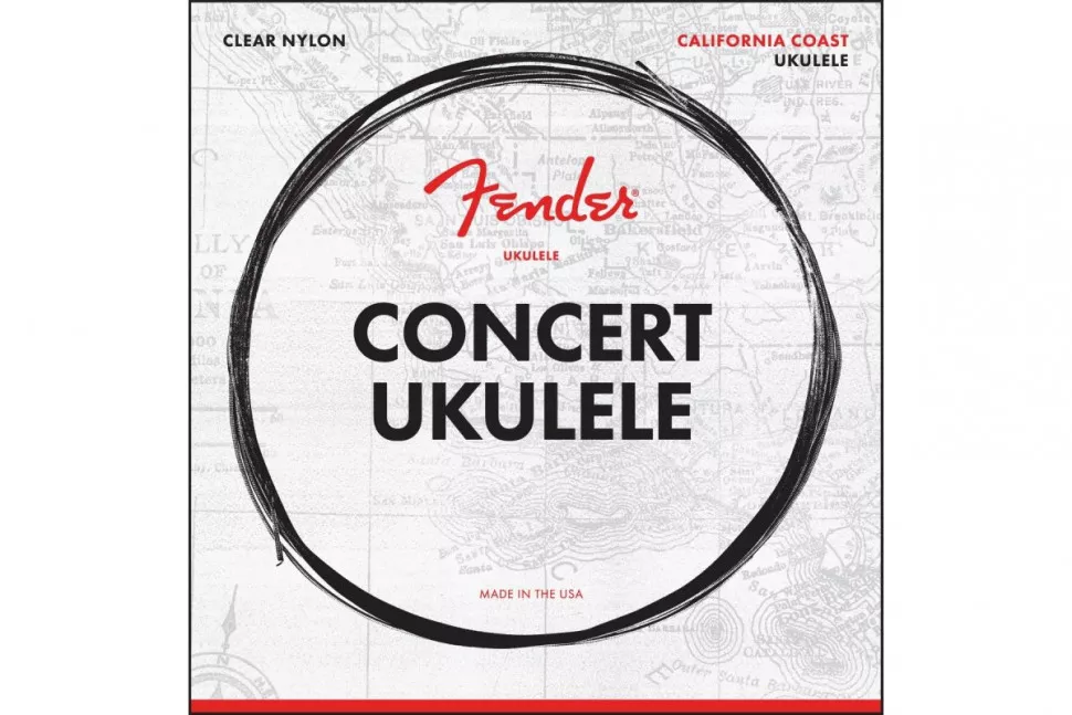 Fender UKULELE STRINGS, CONCERT