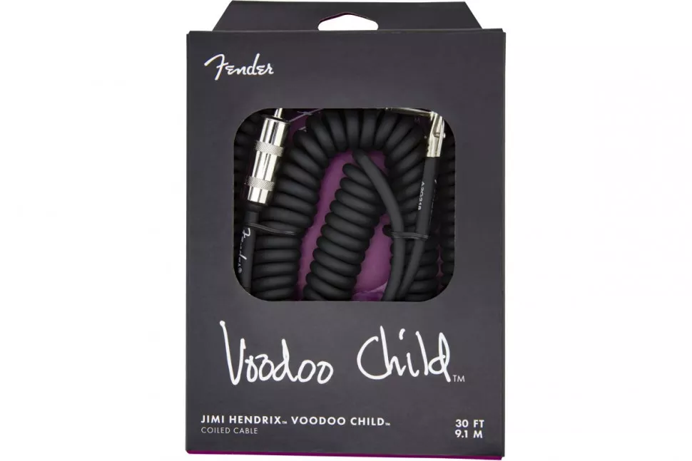 Fender HENDRIX VOODOO CHILD CABLE BLACK Fender HENDRIX VOODOO CHILD CABLE BLACK