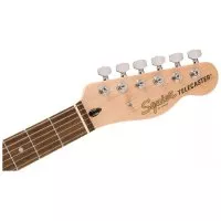 Squier by Fender Affinity Series Telecaster Flame Maple Top Crimson Red Transparent