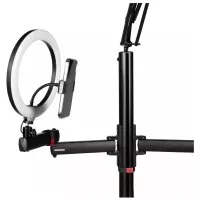 Gator Frameworks GFW-ID-CREATORTREE ID Series All-In-One Content Creator Tree with Light, Mic &amp; Camera Attachments