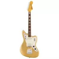 Squier By Fender Limited Edition Classic Vibe '70S Jaguar Matching Headstock Gold Sparkle