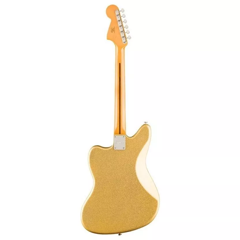 Squier By Fender Limited Edition Classic Vibe '70S Jaguar Matching Headstock Gold Sparkle