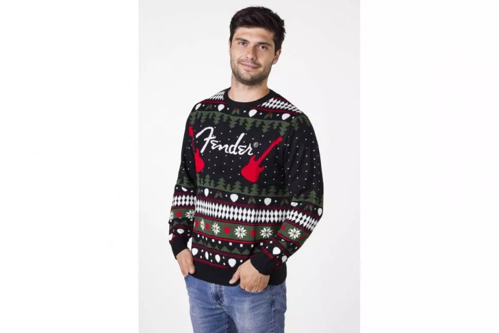 Fender UGLY CHRISTMAS SWEATER 2019, L Fender UGLY CHRISTMAS SWEATER 2019, L