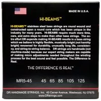 DR STRINGS HI-BEAM BASS - MEDIUM - 5-STRING (45-125)