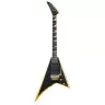 Jackson X SERIES RHOADS RRX24 BLACK WITH YELLOW BEVELS