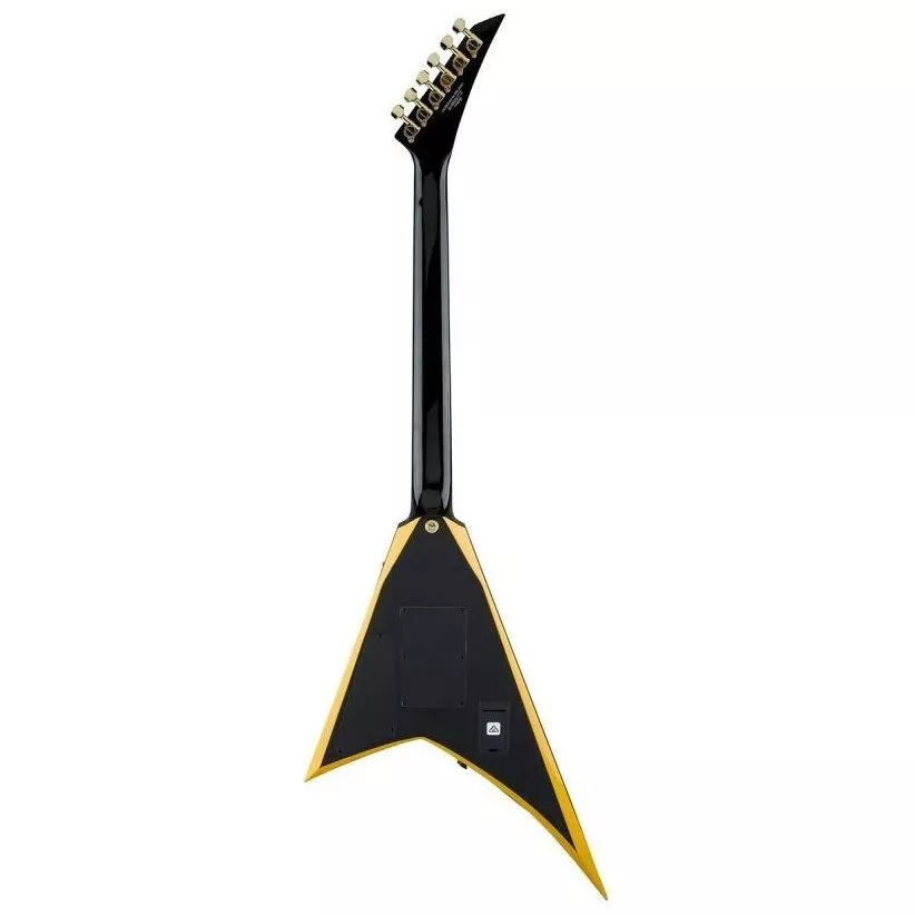 Jackson X SERIES RHOADS RRX24 BLACK WITH YELLOW BEVELS