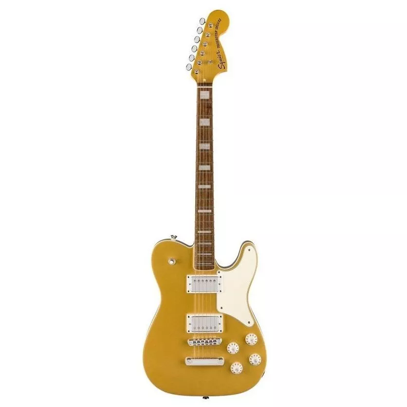 Squier by Fender Limited Edition Paranormal Troublemaker Telecaster Deluxe Aztec Gold