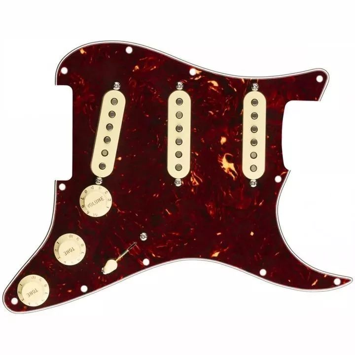 Fender Pre-Wired Strat Pickguard Original '57/'62 SSS Tortoise Shell