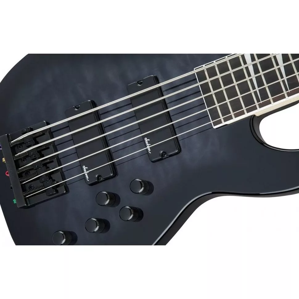 Jackson JS30VQ CONCERT BASS AH TRANSPARENT BLACK BURST