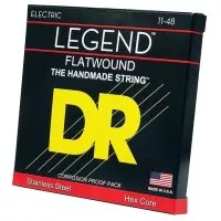 DR STRINGS LEGEND FLATWOUND ELECTRIC - MEDIUM LIGHT (11-48)