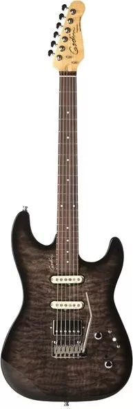 Godin Progression Boutique Trans Black Quilted HG