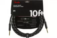 Fender CABLE DELUXE SERIES 10' BLACK TWEED