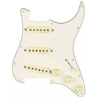 Fender Pre-Wired Strat Pickguard Vintage Noiseless White