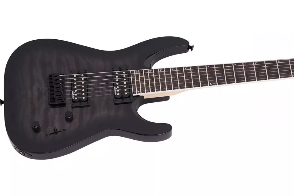 Jackson JS22Q-7 DKA DINKY ARCH TOP HT TRANSPARENT BLACK BURST