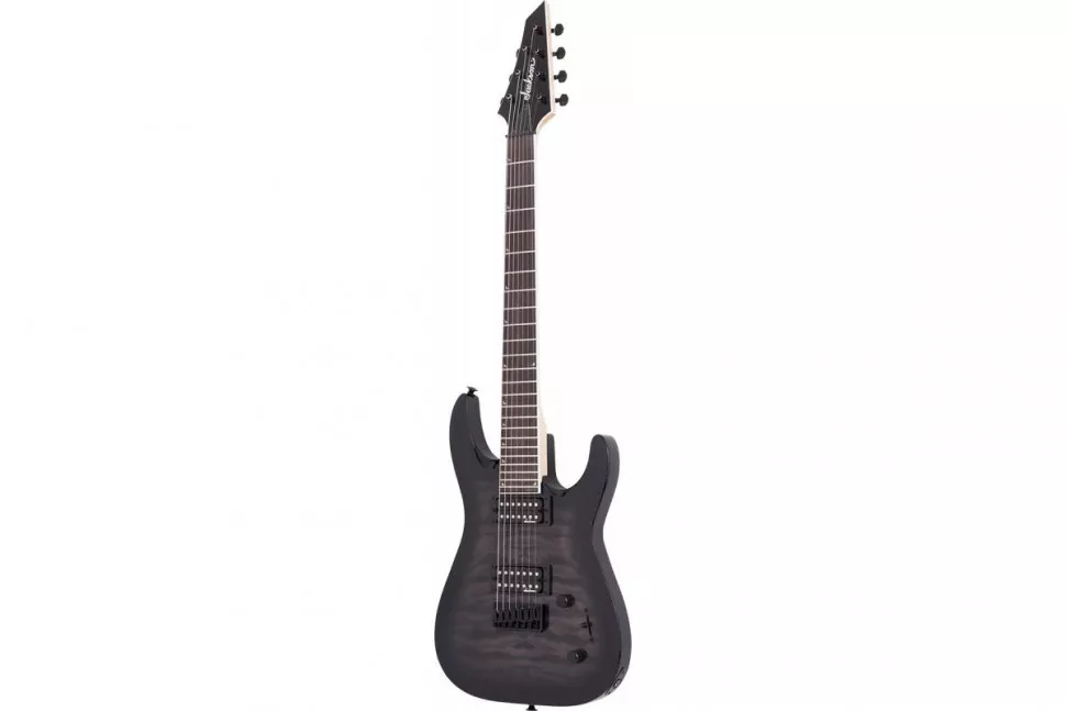 Jackson JS22Q-7 DKA DINKY ARCH TOP HT TRANSPARENT BLACK BURST
