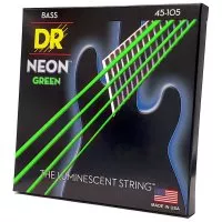 DR STRINGS NEON GREEN BASS - MEDIUM (45-105)