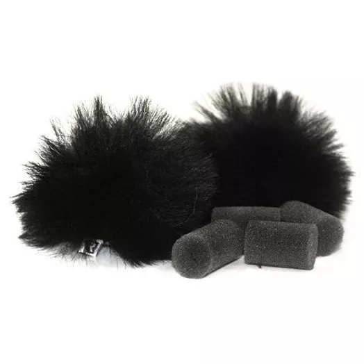 Rycote Windjammer Lavalier Black - Pair