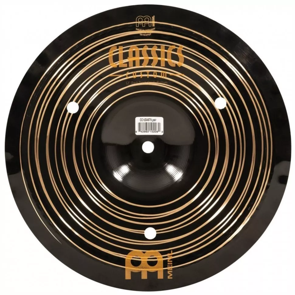 Meinl CC-12DASTK Classics Custom Dark Trash Stack 12" Meinl CC-12DASTK Classics Custom Dark Trash Stack 12"