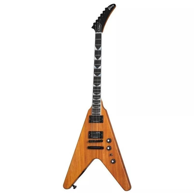 Gibson Dave Mustaine Flying V Exp Antique Natural