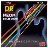 DR STRINGS NEON MULTI-COLOR BASS - MEDIUM (45-105)